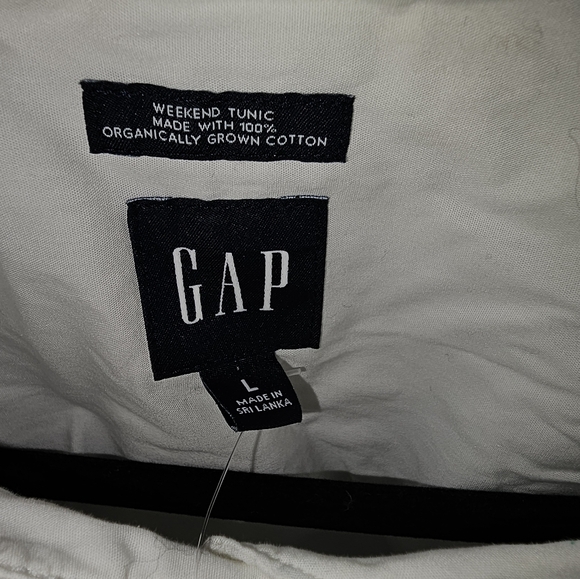 GAP Cotton weekend tunic brand new size L white - Picture 4 of 9